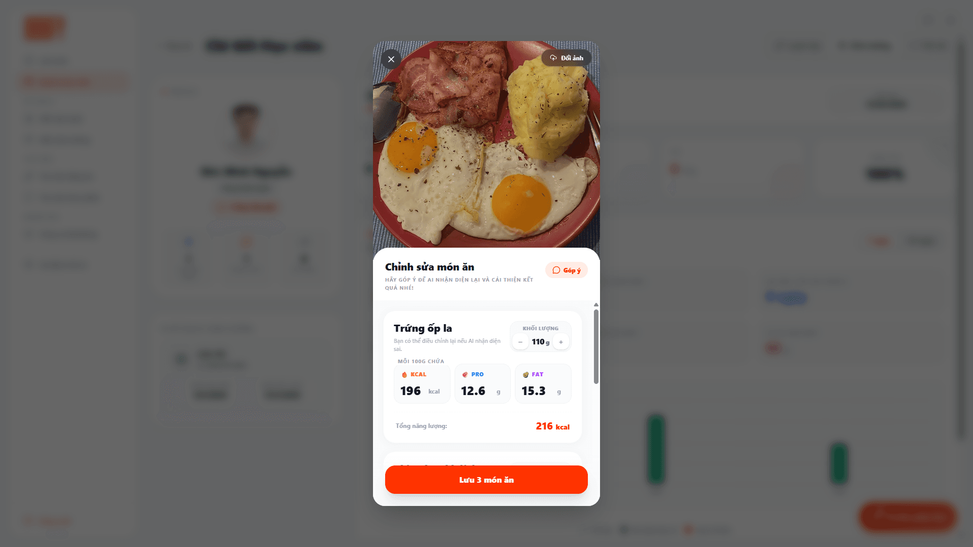 AI Nutrition Analysis